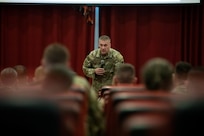 Command Sgt. Maj. Lombardo at Camp Arifjan