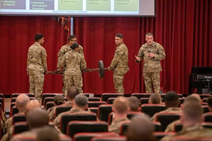 Command Sgt. Maj. Lombardo at Camp Arifjan