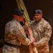 CSM accepts guidon from general officer