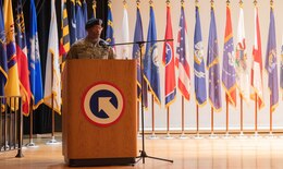 Maj. Gen. Michel M. Russell Sr. speaks