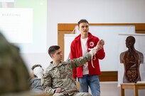 U.S. Army Civil Affairs, Bulgarian Civil-Military Cooperation train together on first aid, emergency response