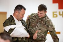 U.S. Army Civil Affairs, Bulgarian Civil-Military Cooperation train together on first aid, emergency response