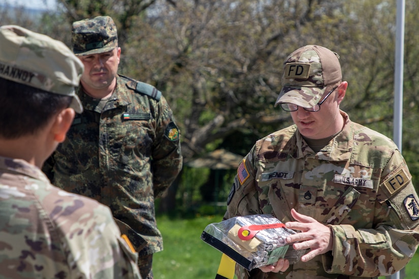 Area Support Group-Black Sea contributes firefighting equipment to Mokren Command