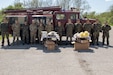 Area Support Group-Black Sea contributes firefighting equipment to Mokren Command