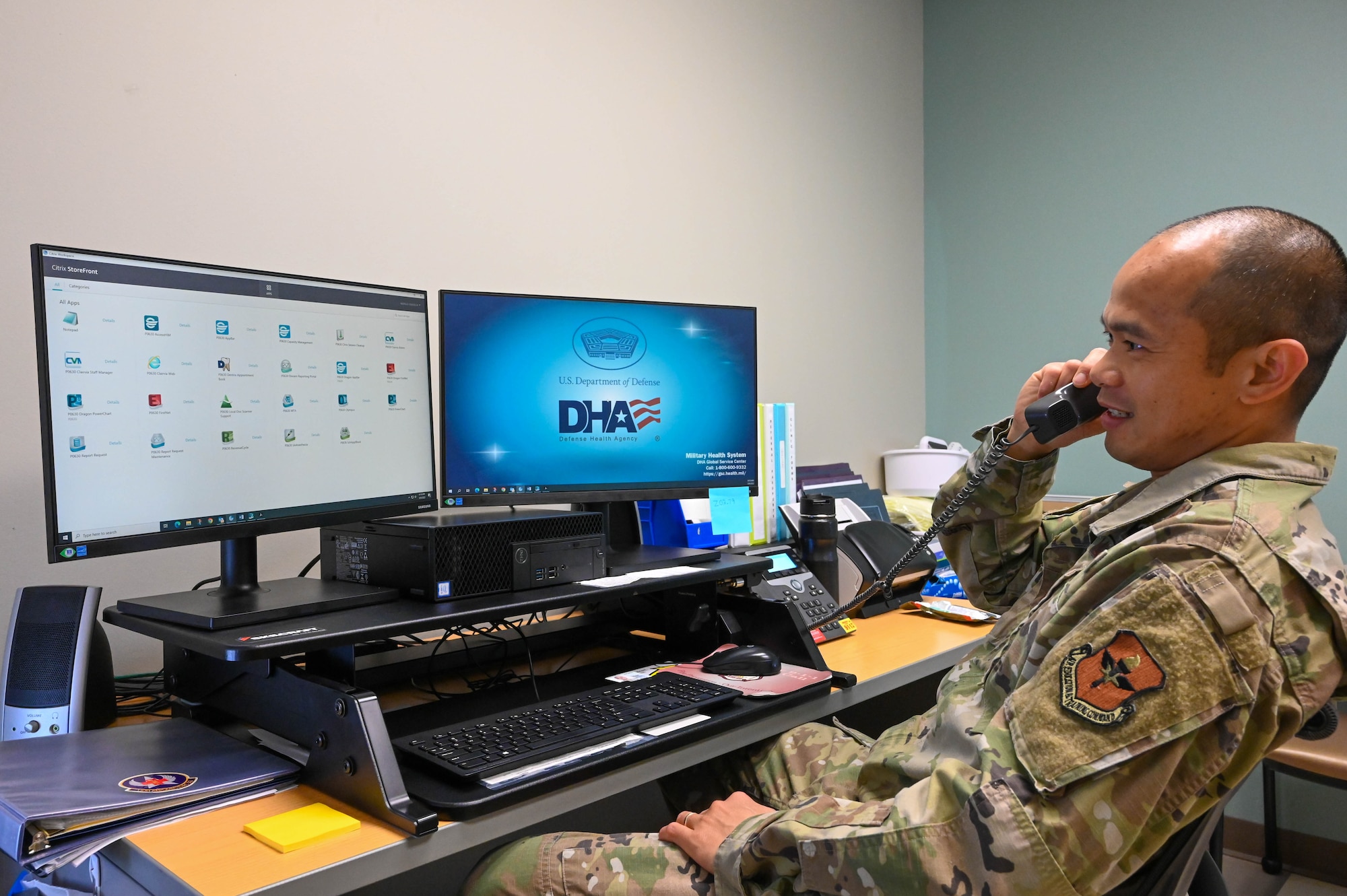 U.S. Air Force Master Sgt. Jessyca Walters, 97th Operational Medical Readiness Squadron senior enlisted leader, poses for a photo at Altus Air Force Base, Oklahoma, May 9, 2022.  Walters said it is very important to her to ensure that all of her nurses and medical technicians are more than well trained for the job that the Air Force is asking them to do. (U.S. Air Force photo Senior Airman Kayla Christenson)