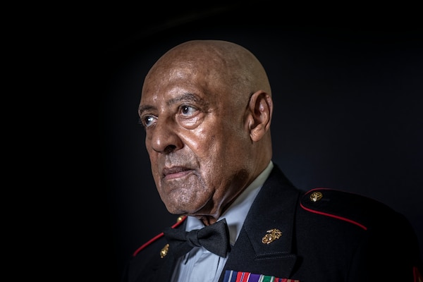 A portrait of retired SgtMaj. John L. Canley, taken July 9, 2018. President Donald J. Trump will be awarding the Medal of Honor to Canley during a White House ceremony, October 17, 2018, for his heroic actions during the Battle of Hue City while serving in Vietnam. Canley will be recognized for his actions from Jan. 31 to Feb 6, 1968, during the Tet Offensive where he braved enemy fire to save his men.