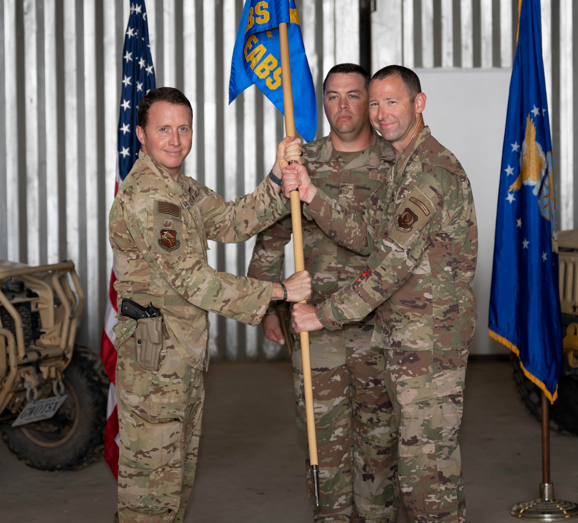 475th Expeditionary Air Base Squadron change of command