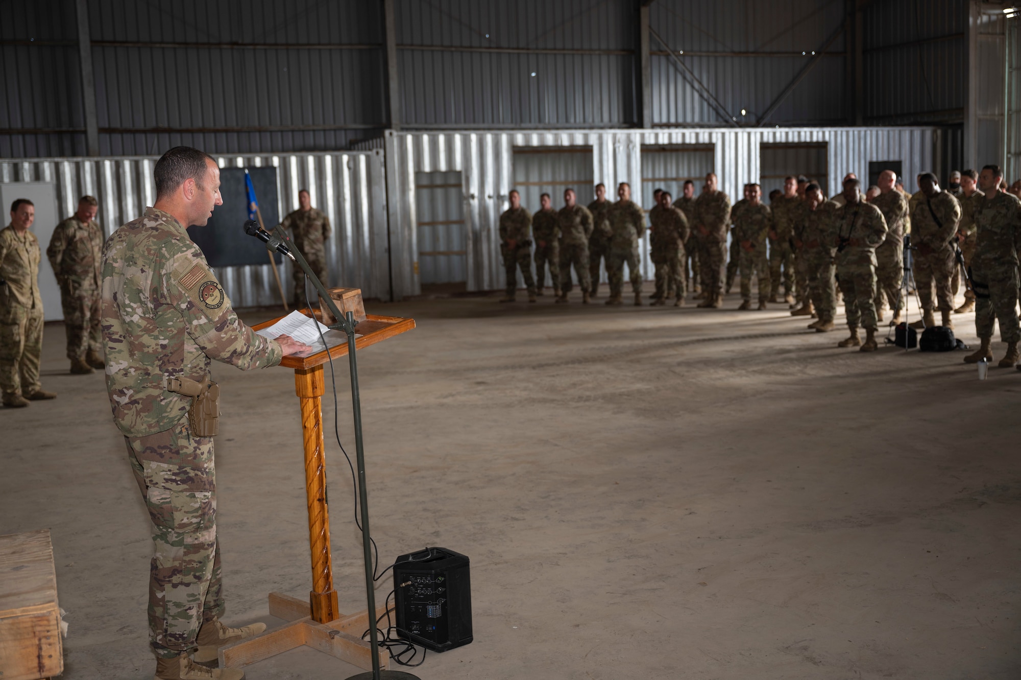 475th Expeditionary Air Base Squadron change of command