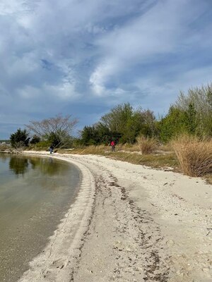 The Environmental Engineering Branch within Naval Air Warfare Center Aircraft Division’s Air System Group gathered with colleagues and families for an Earth Day Beach Clean up at the Navy Recreation Center Solomons.