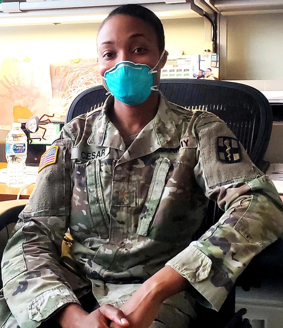 Maj. Ashley Cesar, chief of behavioral health for the Bayne-Jones Army Community Hospital.