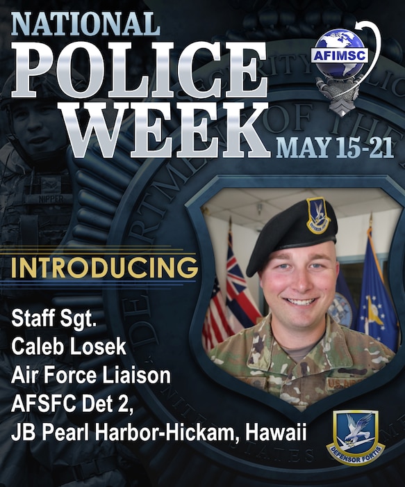 Graphic of Staff Sgt. Caleb Losek.