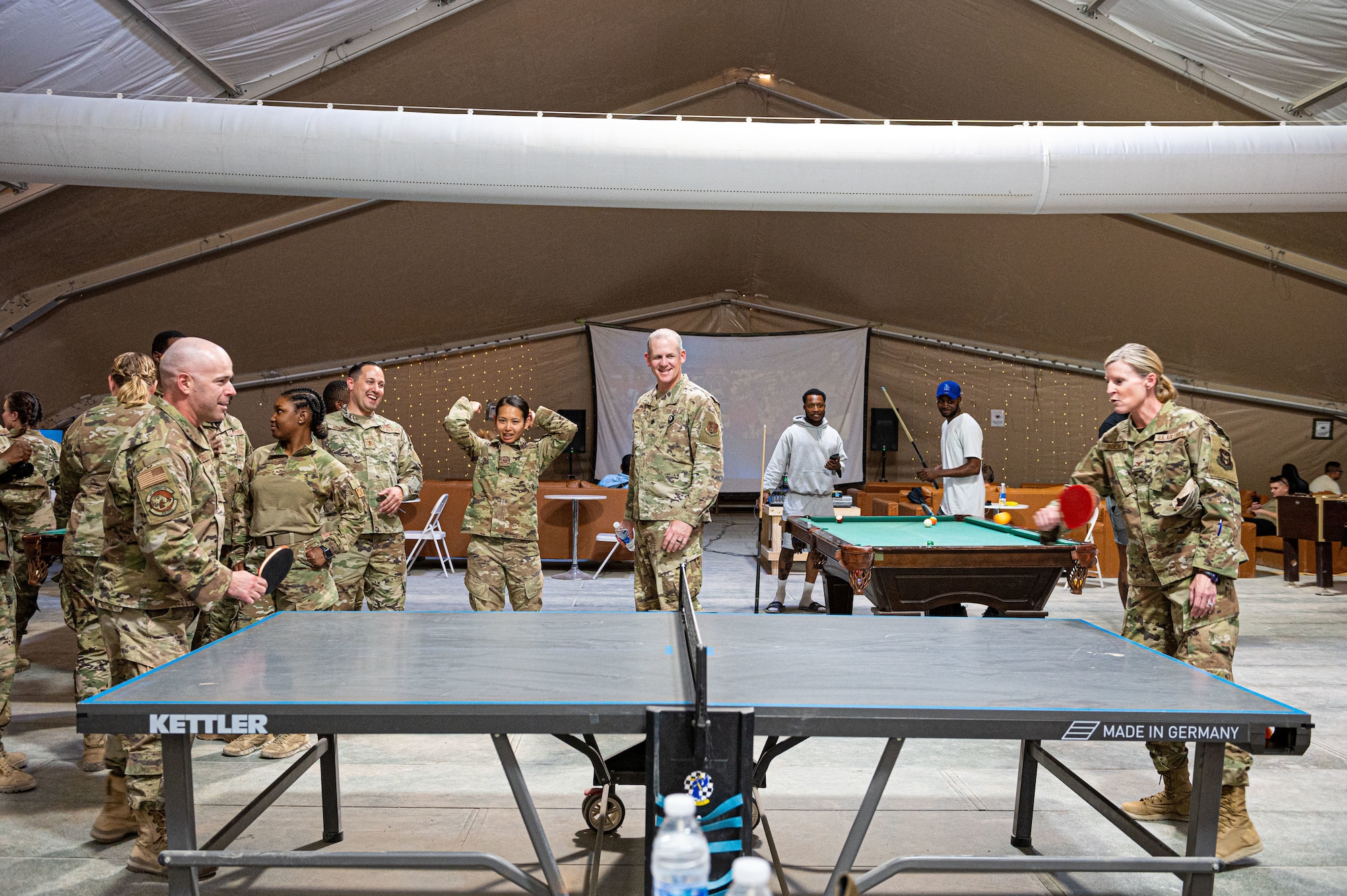 Leadership from Air Reserve Command visit Guard and Reserve members to educate on benefits