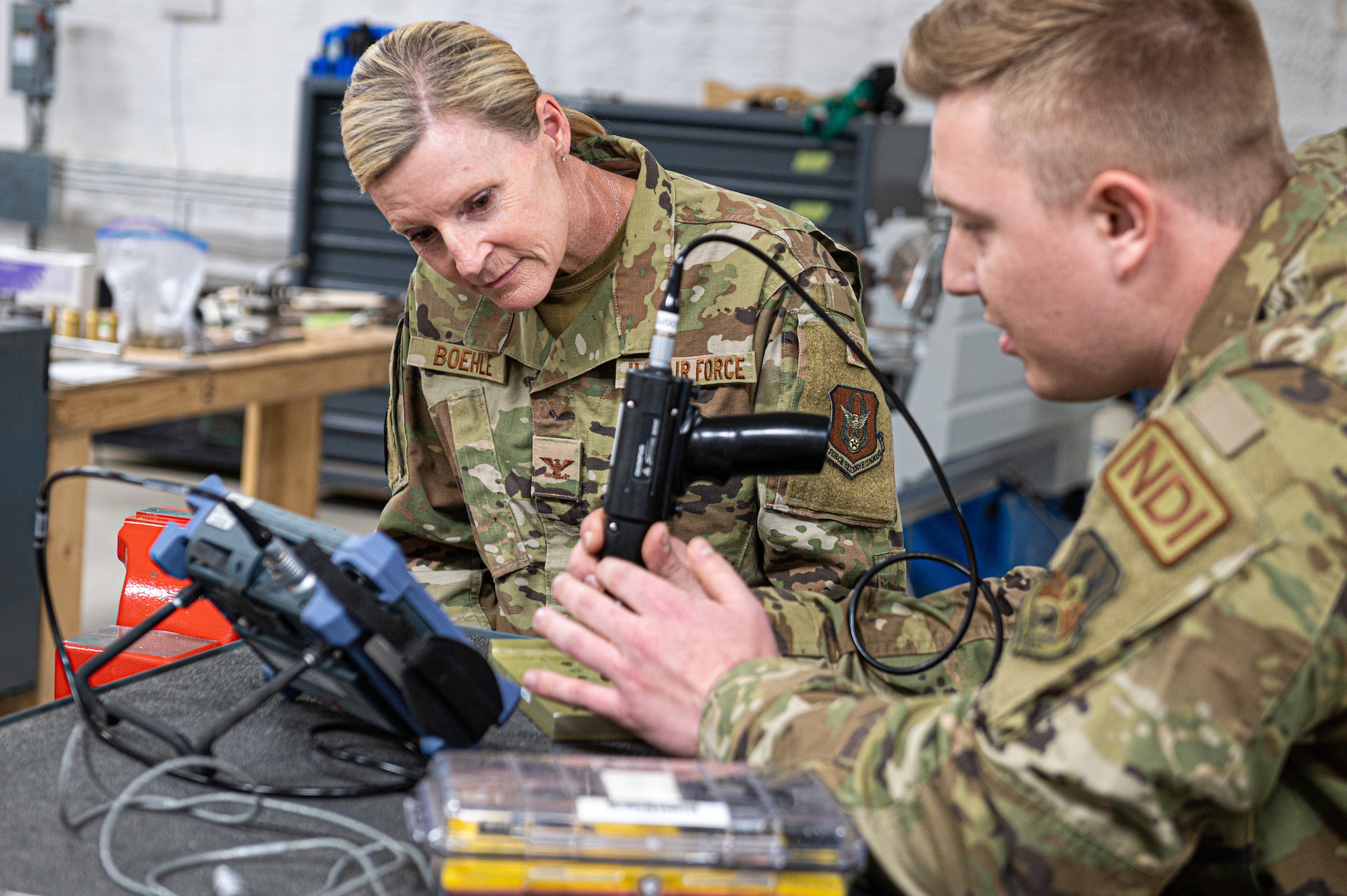 Leadership from Air Reserve Command visit Guard and Reserve members to educate on benefits