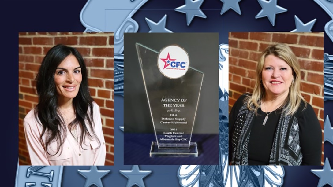 DSCR Co-chairpersons pose with CFC award