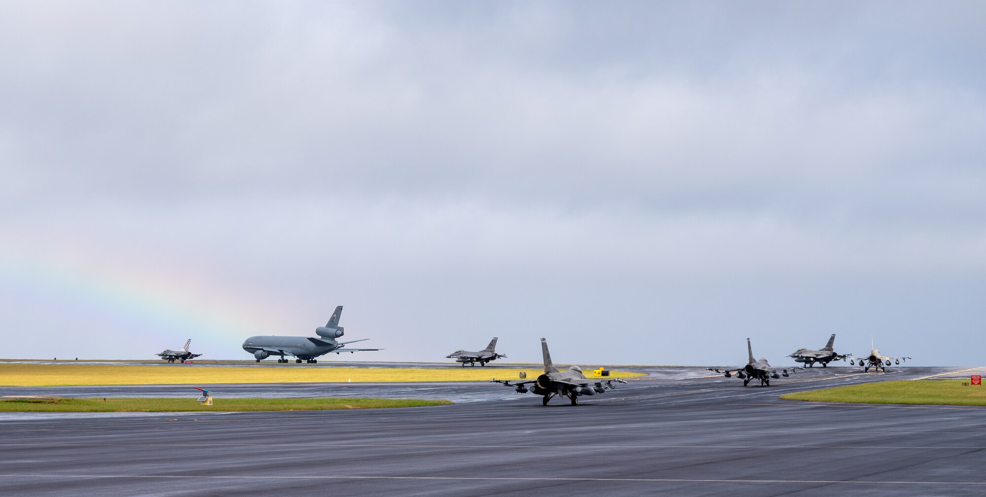Airmen work with pilots.