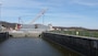 Auxiliary Lock 14 on the Mississippi River in Pleasant Valley, Iowa.