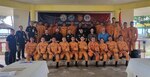 Firefighters from the Philippine Bureau of Fire Protection participate in the U.S. Defense Threat Reduction Agency’s two-week training course on countering weapons of mass destruction, which focused on the risks that first responders face when encountering a Chemical, Biological, Radioactive and Nuclear incident.