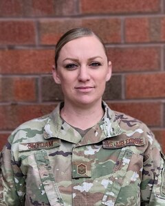 Senior Master Sgt. Christie Suydam, 445th Operations Support Squadron senior enlisted leader, wing intelligence, is the 445th Airlift Wing Senior NCO of the Quarter.