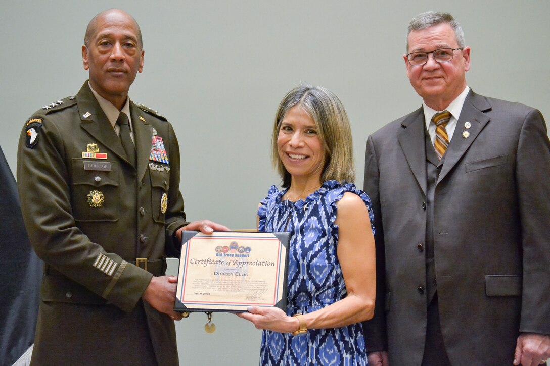 Richard Ellis, Defense Logistics Agency Troop Support deputy commander, was recognized for his 38 years of federal service during a retirement ceremony May 6.