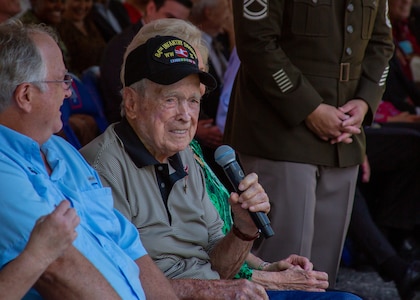 ARNORTH hosts ceremony, surprises WWII Soldier with long-overdue medals, including Bronze Star