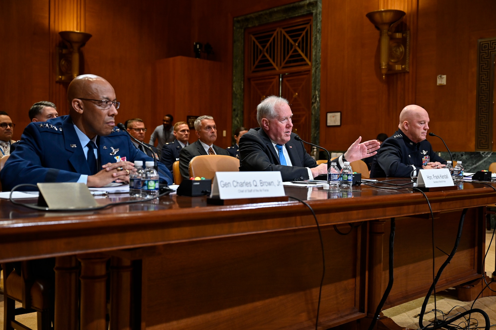 SecAF Kendall, CSAF Brown, CSO Raymond testify at SAC-D budget hearing