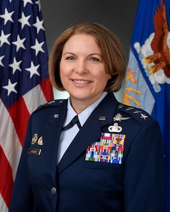 This is the official portrait of Lt. Gen. Mary O'Brien.
