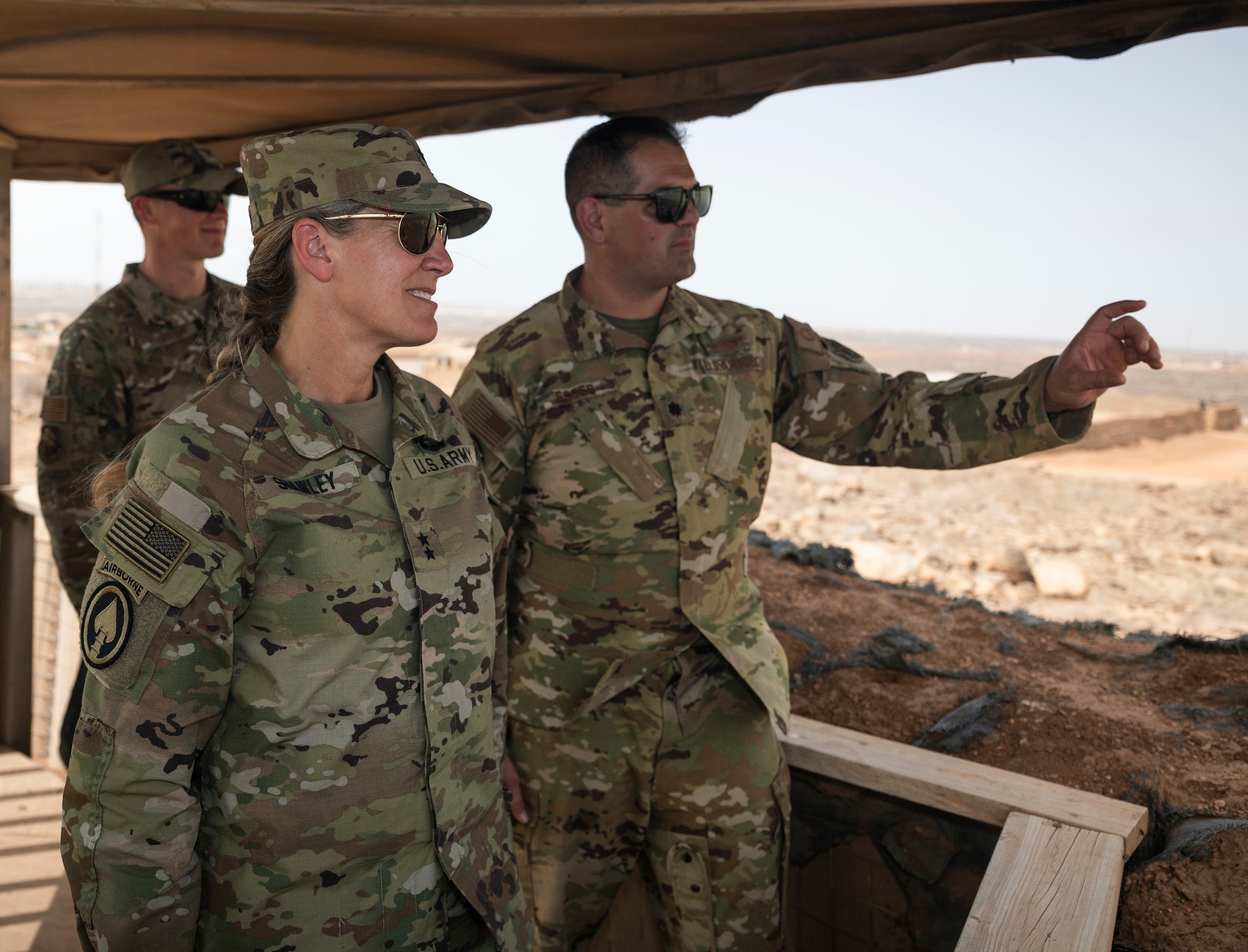 U.S. Army Maj. Gen. Jami Shawley, commander of Combined Joint Task Force-Horn of Africa, visit Chabelley Airfield.