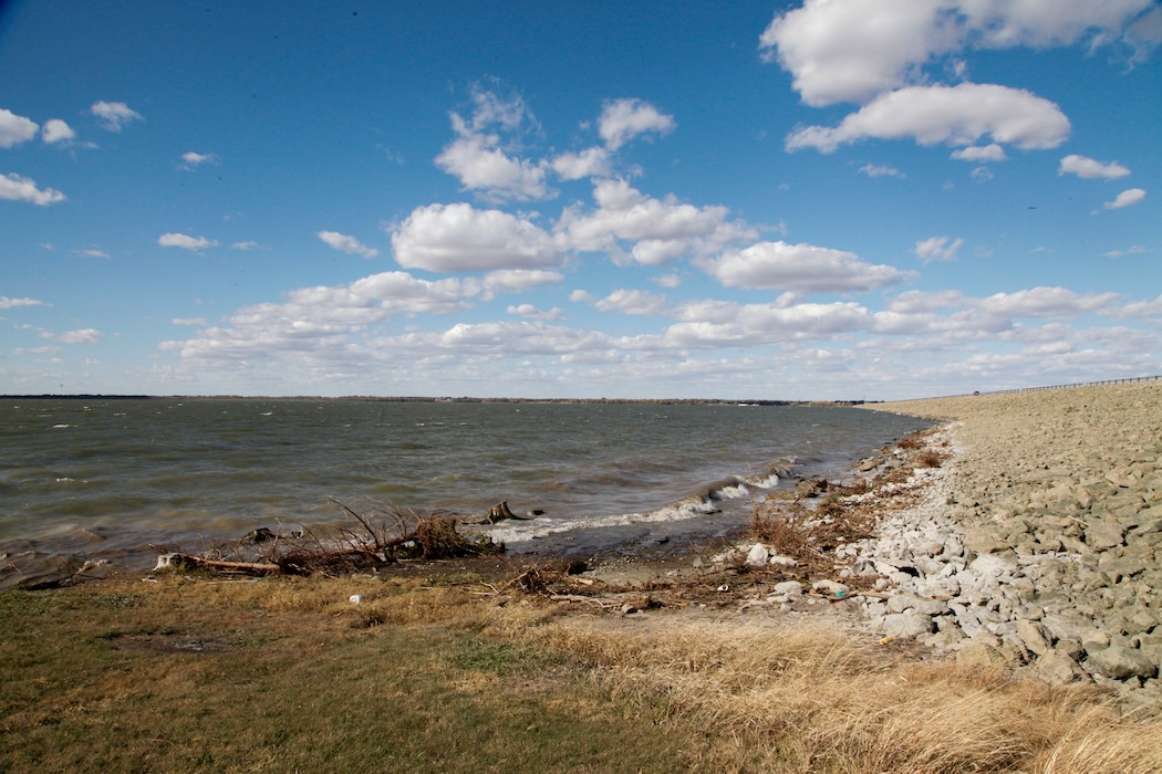 A view of Harlan County Lake taken October 22, 2022.