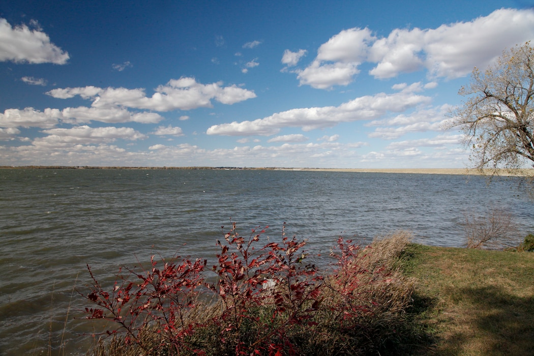 A view of Harlan County Lake taken October 22, 2022.