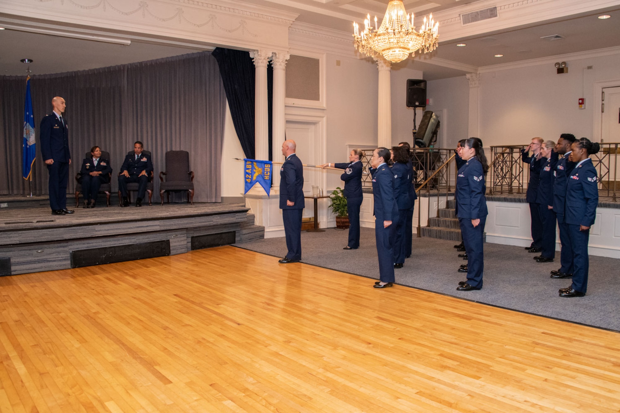 Maxwell AFB, Ala. - 42nd Medical Support Squadron Inactivation Ceremony on May 13 2022. (US Air Force photo by Cassandra Cornwell)