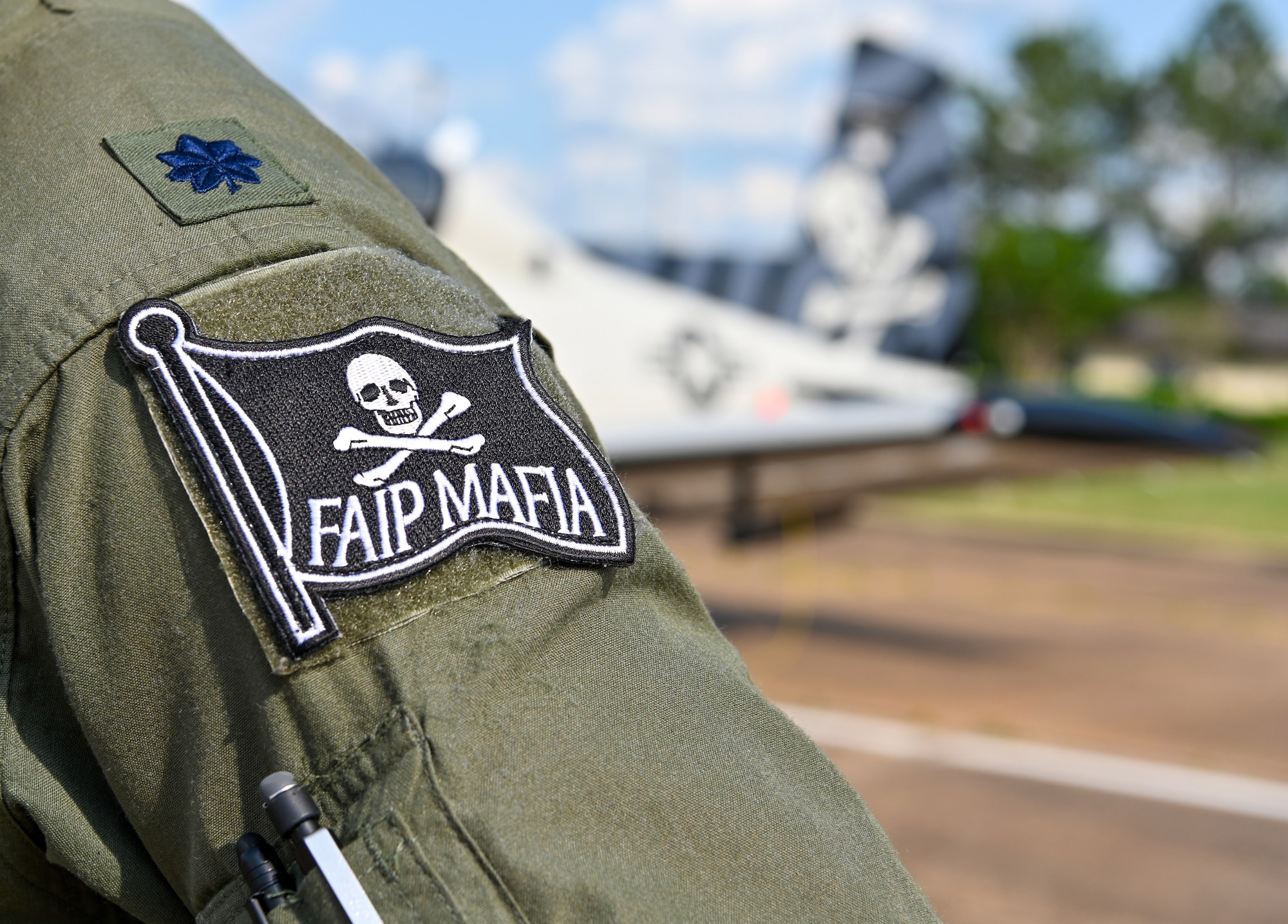 “FAIP Mafia” is an exclusive club for First Assignment Instructor Pilots. FAIPs are pilots who have recently completed pilot training and their first assignment is to come back to training to be an instructor pilot. (U.S. Air Force photo by Senior Airman Davis Donaldson)