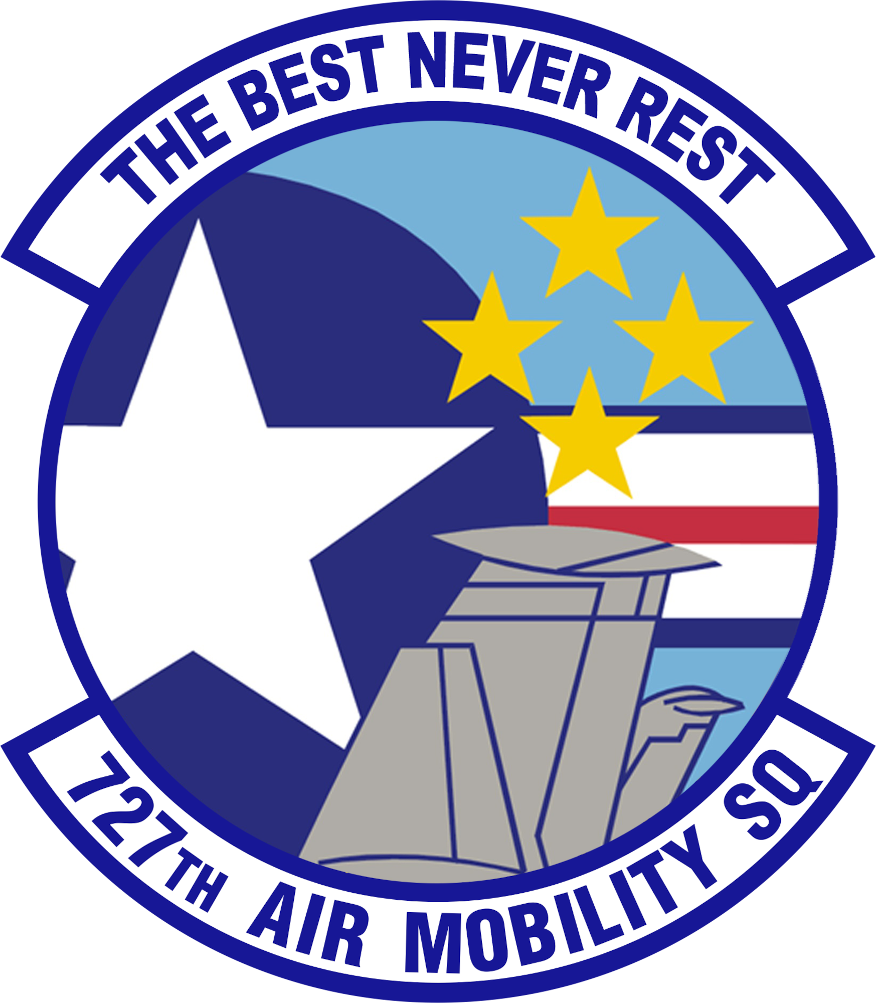 727th Air Mobility Squadron Shield