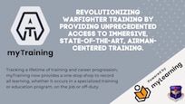 myTraining logo on grey background