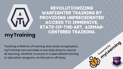 myTraining logo on grey background