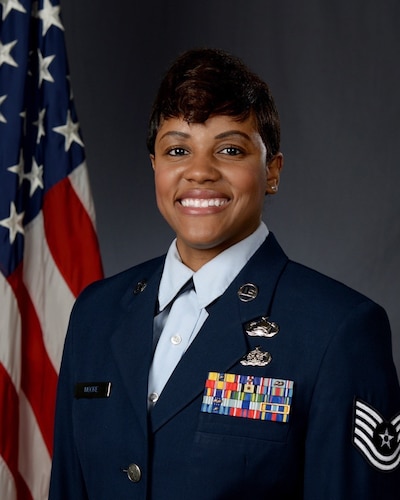 Tech. Sgt. Marica Moore, NCO in Charge, Equal Opportunity Office