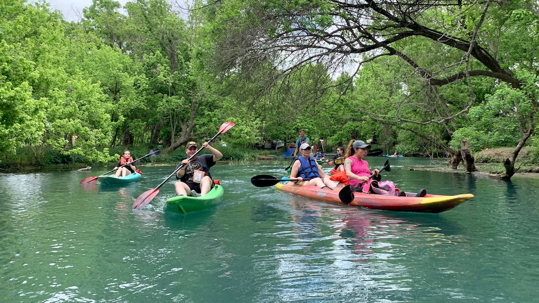 RSMs kayak down the river