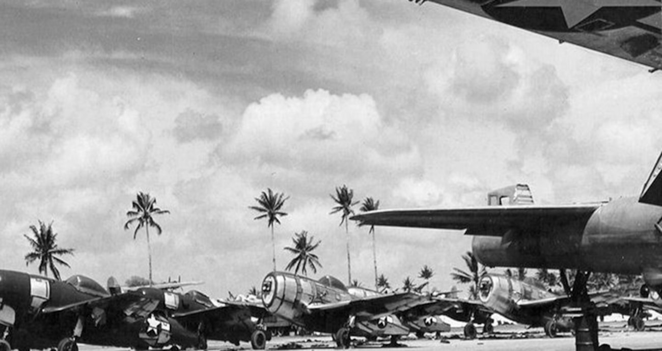 Agana Airfield Maintenance Area 1945