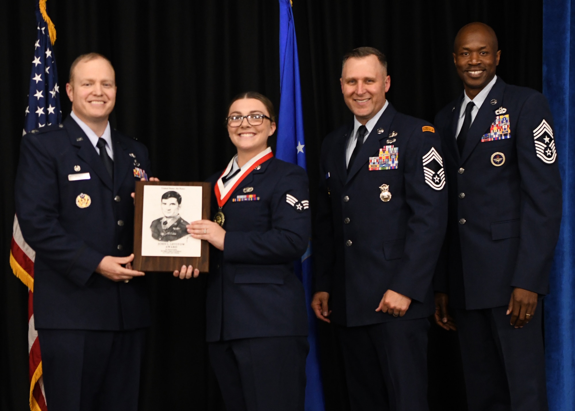 Airman Leadership School Class 22 E Graduates Fe Warren Air Force