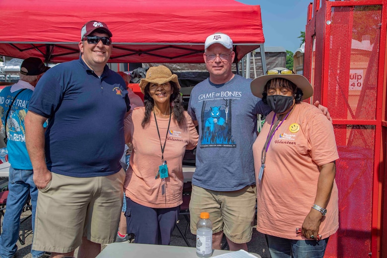 Recognized by USAToday as the “Most Prestigious Barbecue Contest,” the four-day Memphis in May World Championship Barbecue Cooking Contest (WCBCC) took place from May 12th through the 14th this year. The Memphis District has been competing in this barbeque contest for years, with the Castle Cookers first participating in the WCBCC in 1991 as the Pork Barrel Barbecuers. This year made year 31, with the team for the Memphis District Corps of Engineers comprising of workers from all parts of the district. Memphis District Castle Cookers this year were: Program Analysis Officer Jennifer Thomas, Program Analyst Sara Waterbury, Program Analyst David Alverez, Outreach Coordinator Brian Schneider (Tomato Sauce and Poultry entries), Work for Others Technical Manager Jordan Bledsoe, Civil Engineer Morgan Cowles (Seafood entry), and Survey Boat Operator Brian Schafer (Crawfish).
