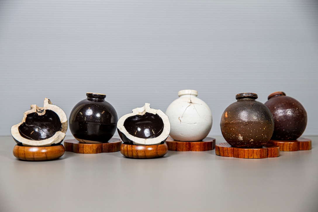 Ceramic hand grenades (half moon hill)