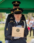 After 72 years, Pfc. Kenneth LeRoy Bridger was finally laid to rest with full military honors at a graveside ceremony in Twin Falls, Idaho, May 21, 2022. Bridger was reported missing in action on Nov. 30, 1950, while serving alongside his fellow U.S. troops during the war against North Korea.