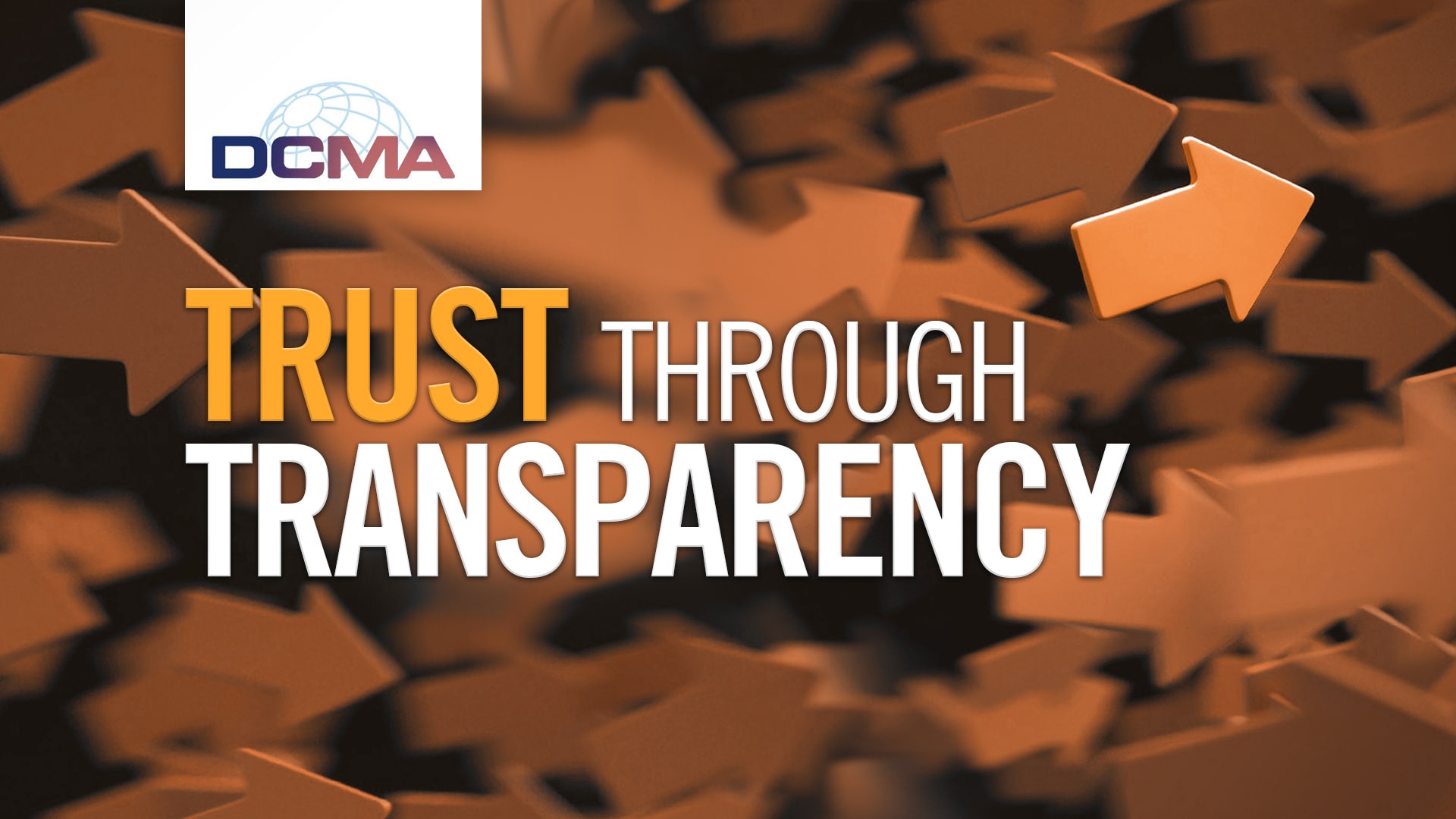 Graphic that says "Trust through Transparency"