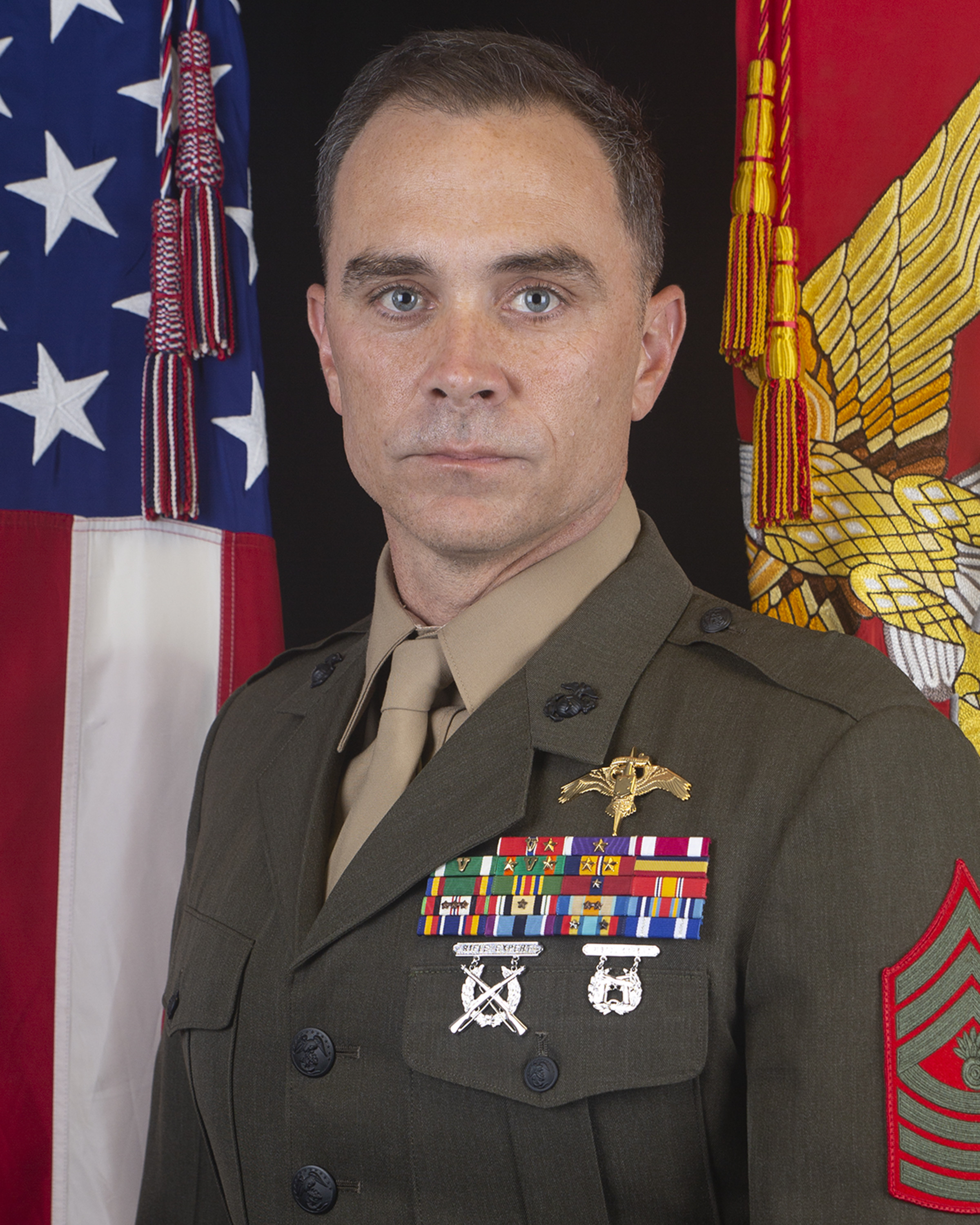 Master Gunnery Sergeant Randall M Small Marine Forces Special