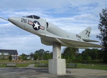 Douglas A-4 Skyhawk Memorial at Shea Field