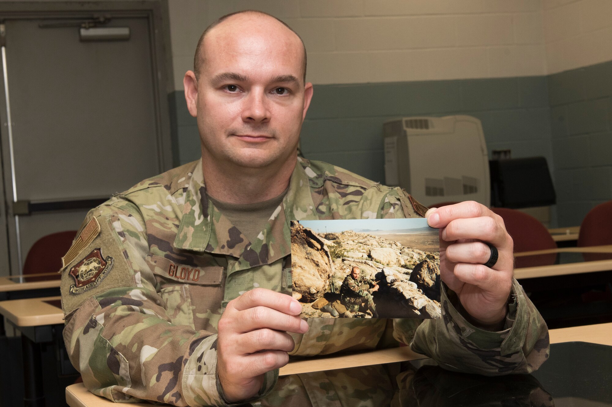 U.S. Air Force Senior Master Sgt. Brad Gloyd served in the Army for four years before he enlisted in the 167th Airlift Wing where he now serves as the cyber defense operations senior enlisted leader. In honor of Armed Forces Day the 167th Airlift Wing Heritage and Diversity Council recognizes the diverse backgrounds of the 167th Airlift Wing Airmen and highlight their prior service.