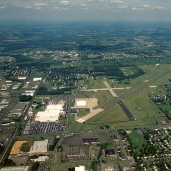 Aerial View of Former Naval Air Warfare Center Warminster