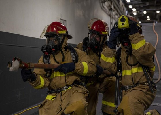 USS Makin Island (LHD 8) and Federal Fire Complete Chapter 12 Fire Drill