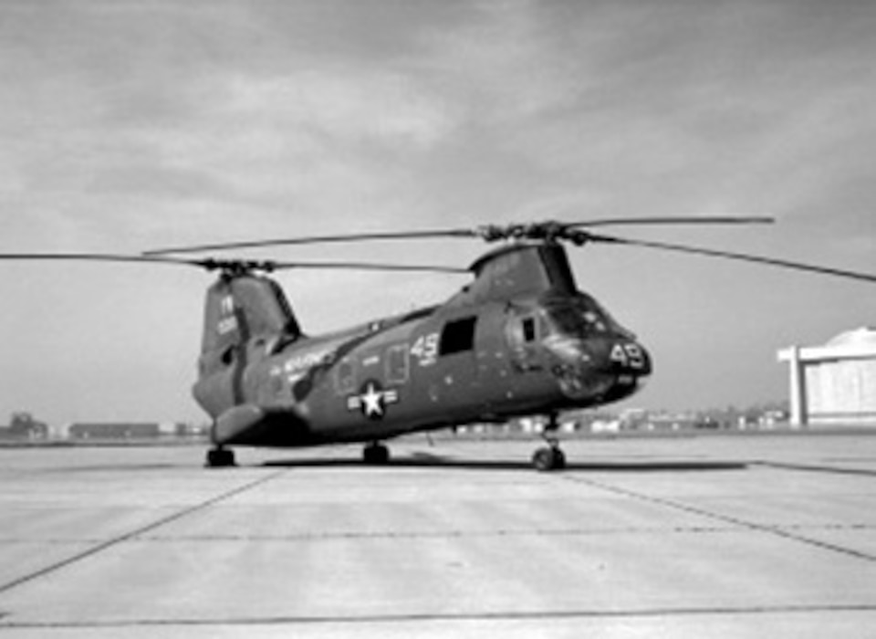 1966 Photo CH-46A Sea Knight Helicopter