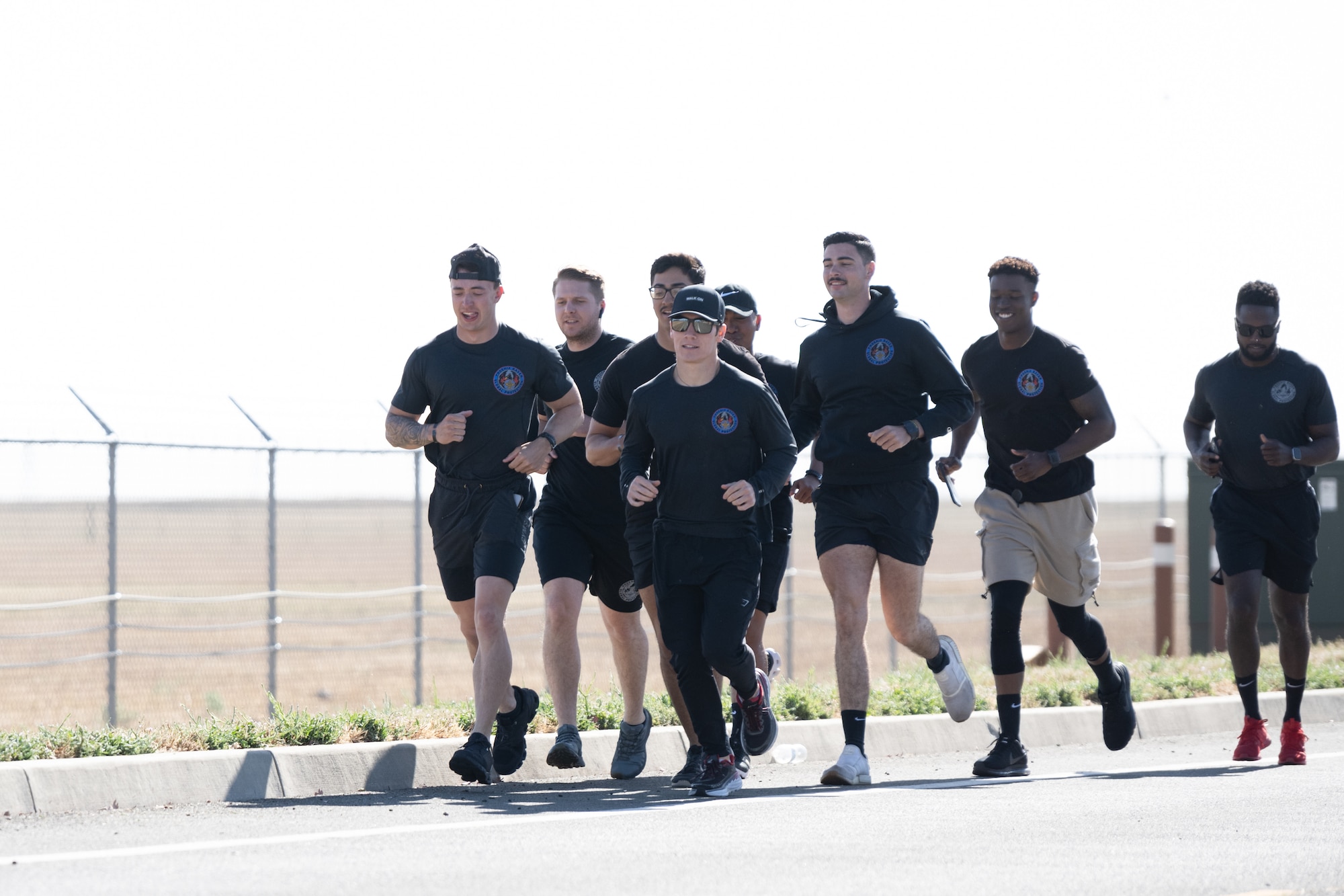 Airmen running