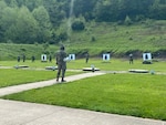 Approximately 90 167th Mission Support Group Airmen participated in an annual training event at Camp Dawson, Kingwood, W.Va., May 14-19. Multiple training stations and scenarios were presented to the Airmen to shore up basic fundamental skills and enforce mission critical skills in an unfamiliar joint setting similar to a deploymen
